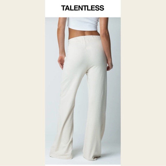 Talentless Cream Women's Pants- cross listed on Mercari! - Picture 2 of 6